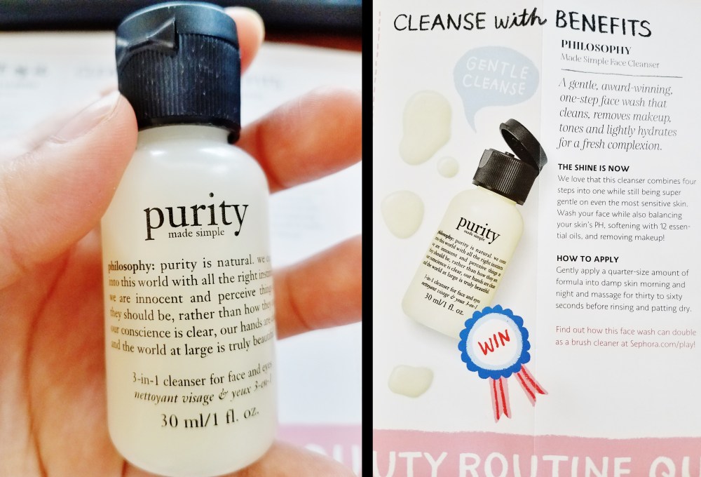 6. Philosophy cleanser